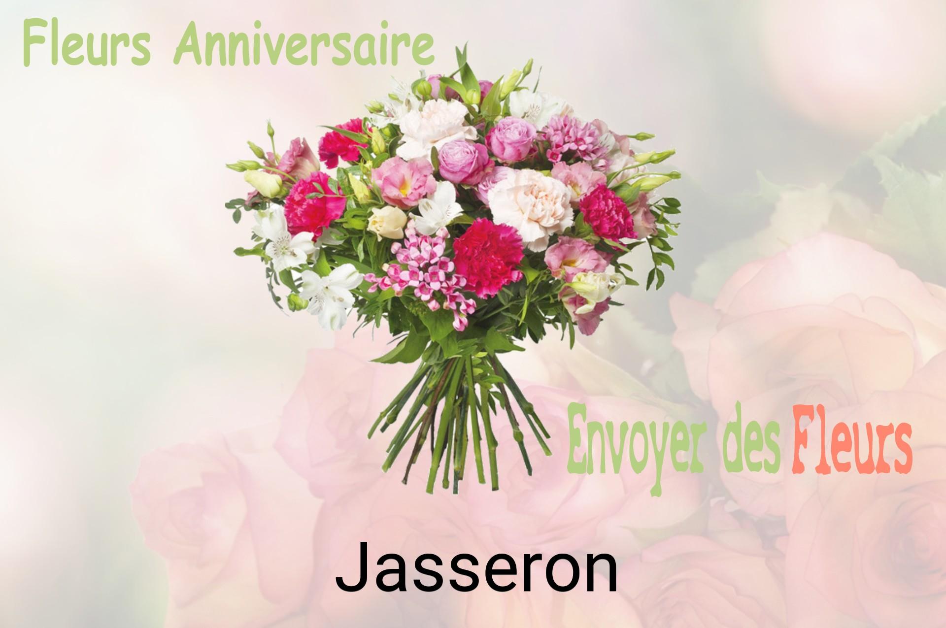 Bouquet de fleurs d’anniversaire livré à Jasseron