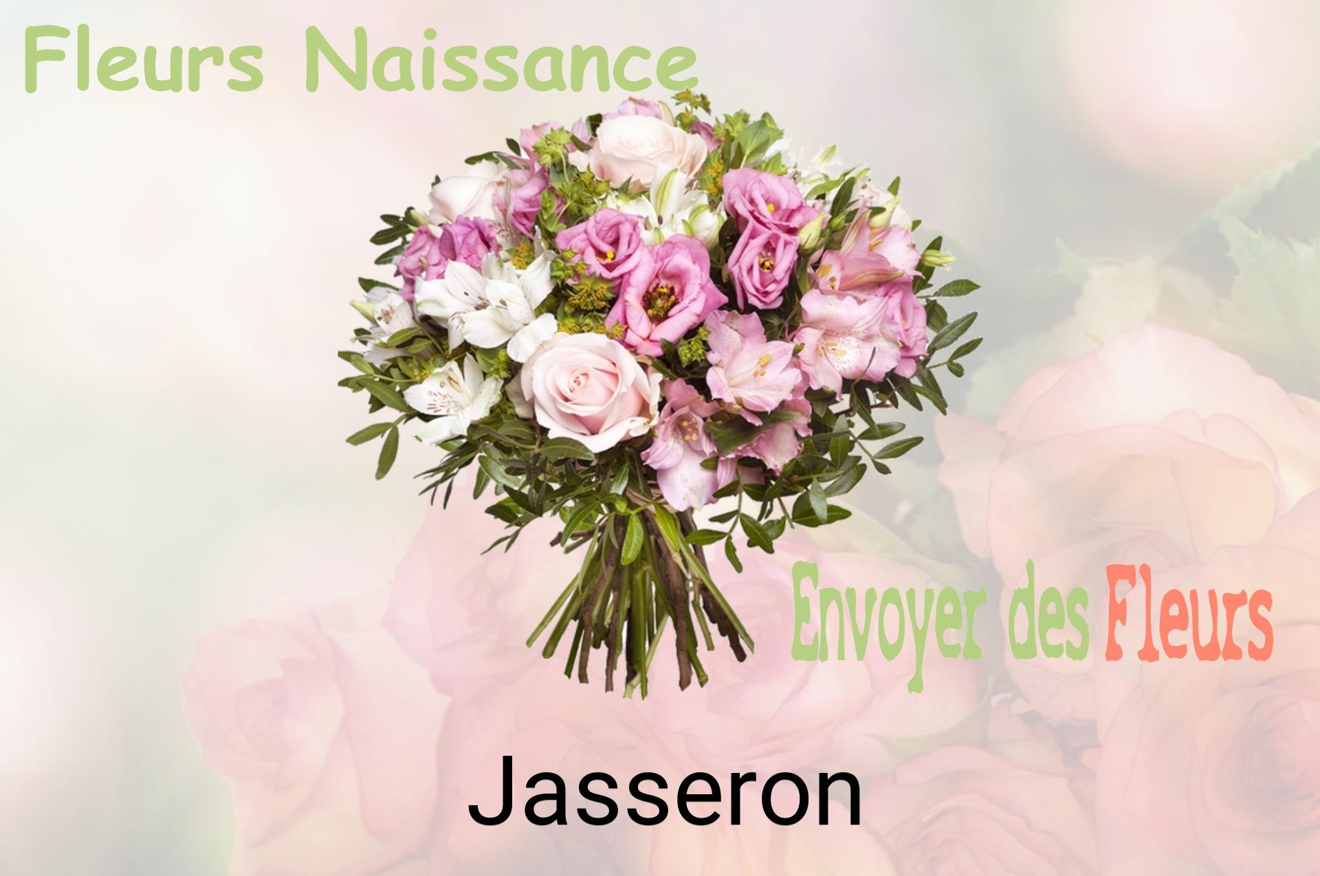 Bouquet de fleurs de naissance livré à Jasseron